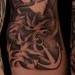 Tattoos - Water scene; ship, lighthouse anchor - 48712